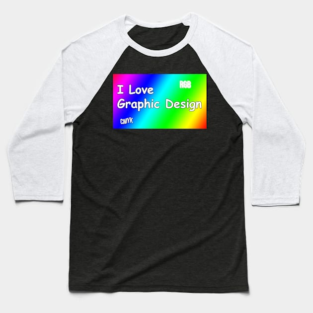 Ironic Graphic Designer Baseball T-Shirt by Quero